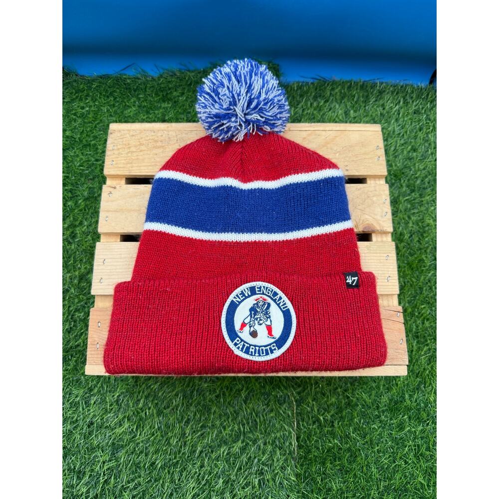 New England Patriots 47 Brand Breakaway Knit Hat – Classic Logo Beanie